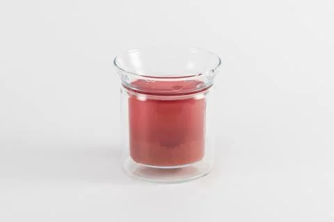 Tea drink on white background Stock Photos