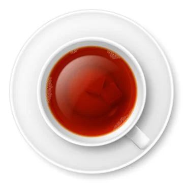 Tea drinking Stock Illustration
