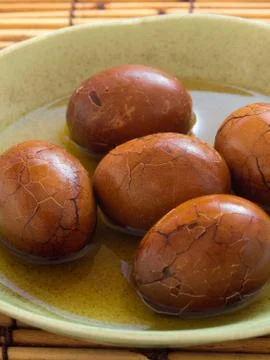 Tea eggs Stock Photos