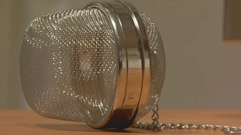 Tea Filter Stainless Steal Stock Footage 107503323