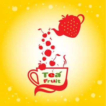 Tea fruit Stock Illustration
