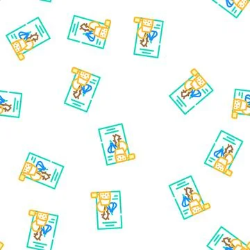 Tea ginger garlic vector seamless pattern Stock Illustration