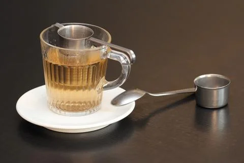 Tea In Glass Cup Stock Photos