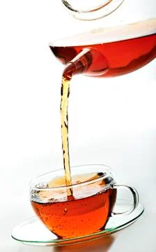 Tea in a glass Stock Photos