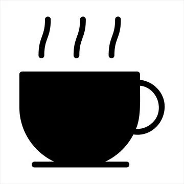 Tea glyph icon vector illustration isolated on white background Stock Illustration