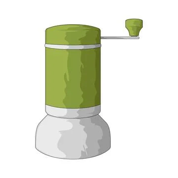Tea grinder illustration Stock Illustration
