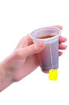Tea in a hand Stock Photos