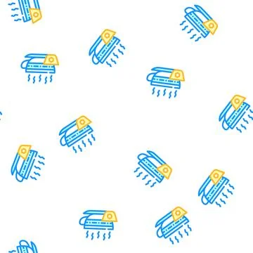 Tea with honey vector seamless pattern Illustrazione stock