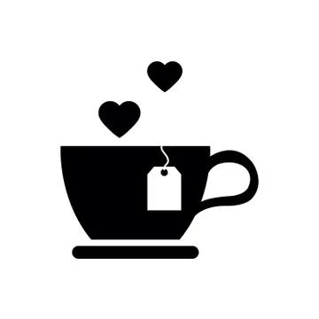 Tea icon. Cup of  tea vector Stock Illustration