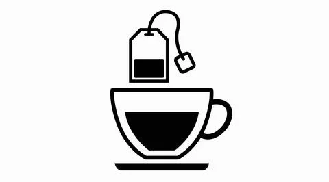 Tea Icon. Stock Illustration