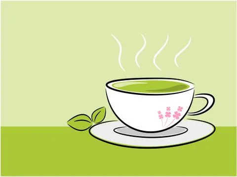 Tea illustration Stock Illustration