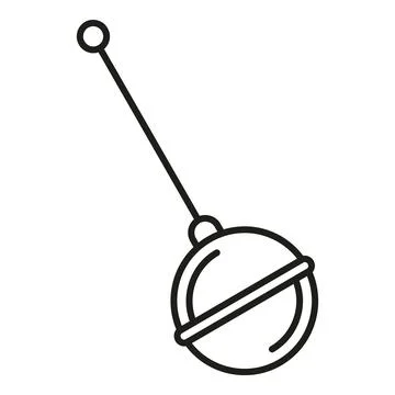 Tea infuser ball outline icon design Stock Illustration