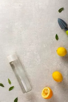 Tea infuser, hydro flask, lime, loose leaf, klean kanteen, floor paint Photos