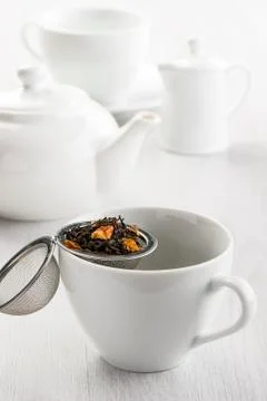 Tea infuser Foto stock