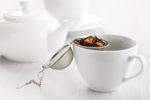 Tea infuser Stock Photos