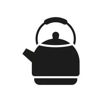 Tea kettle icon vector design templates simple and modern Stock Illustration