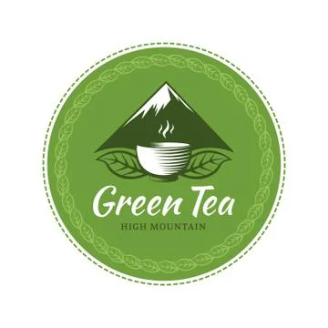 Tea label Stock Illustration