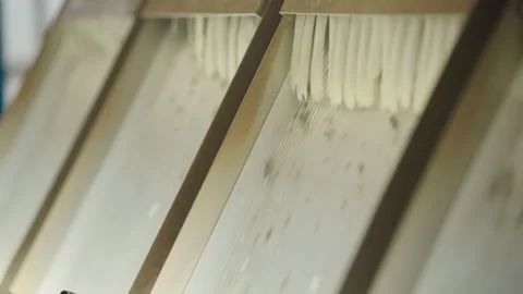 Tea leaf gravity separator in tea factory Видео 332951396