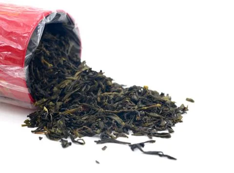 Tea leaves Foto stock