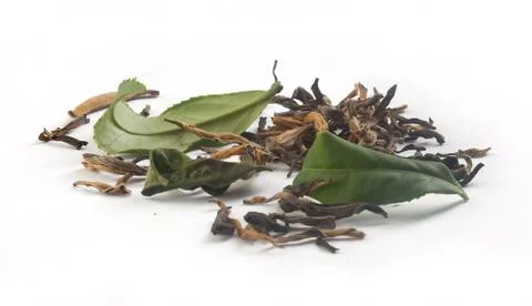 Tea leaves Stock-Fotos