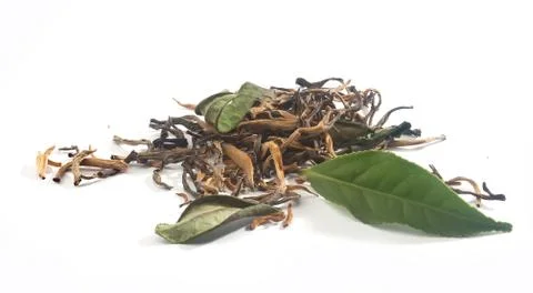 Tea leaves Stock Photos
