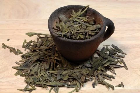 Tea leaves Stock Photos