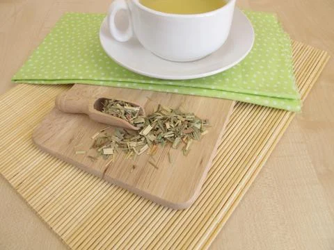 Tea with lemon grass Foto stock
