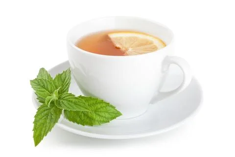 Tea with lemon Stock Photos