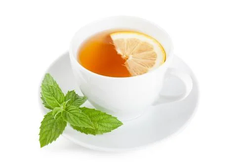 Tea with lemon Stock Photos