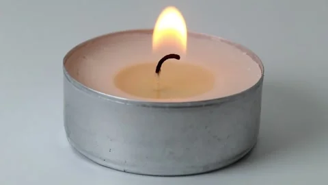 Tea light candle Stock Footage 289589105