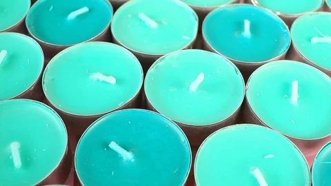 Tea light lights candle candles tealight tealights nightlight nightlights Stock-Footage 99013346