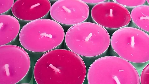 Tea light lights candle candles tealight tealights nightlight nightlights Stock-Footage 99013697