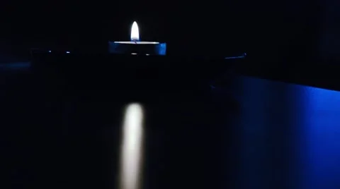 Tea lights Stock Footage 43331078
