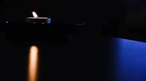 Tea lights Stock Footage 43332269