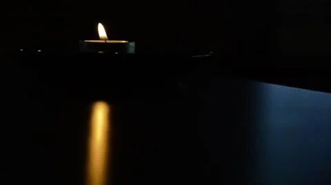 Tea lights Stock Footage 43334699