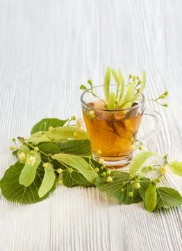 Tea with linden Foto stock