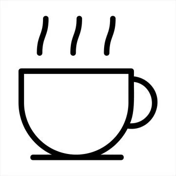 Tea line icon vector illustration isolated on white background Stock Illustration