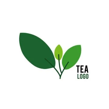 Tea logo illustration Illustrazione stock