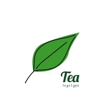 Tea logo illustration Stockillustratie