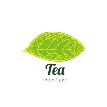 Tea logo illustration Ilustração Stock