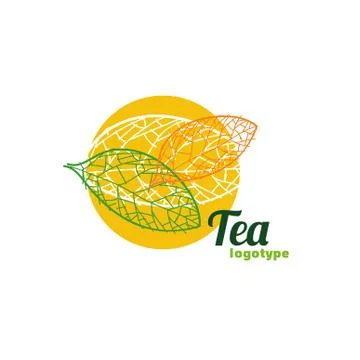 Tea logo illustration Stockillustratie