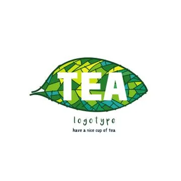 Tea logo illustration Ilustração Stock
