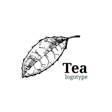 Tea logo illustration Ilustração Stock