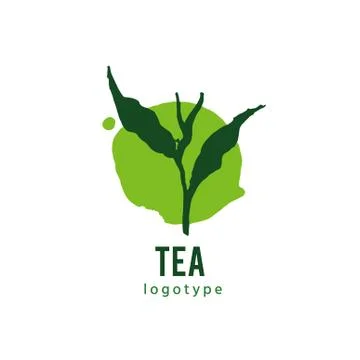Tea logo illustration Illustrazione stock