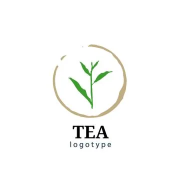 Tea logo illustration Stockillustratie