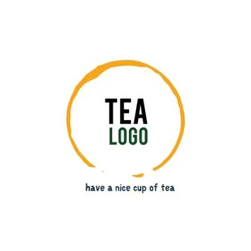 Tea logo illustration Stock-Illustration