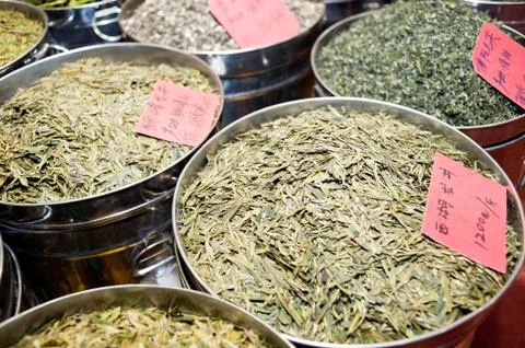 Tea, longjing tea Stock Photos