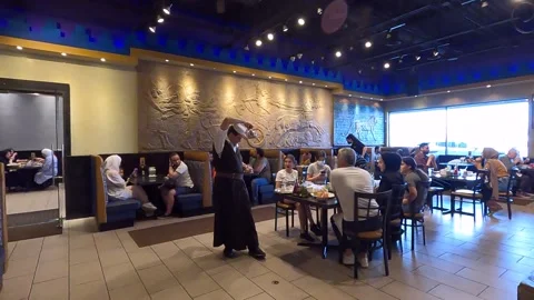 Tea Man Server Sterling Heights, Michigan Video stock 155869629