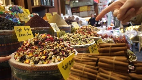 Tea market Video stock 88323663