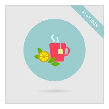 Tea with mint and lemon Stock-Illustration